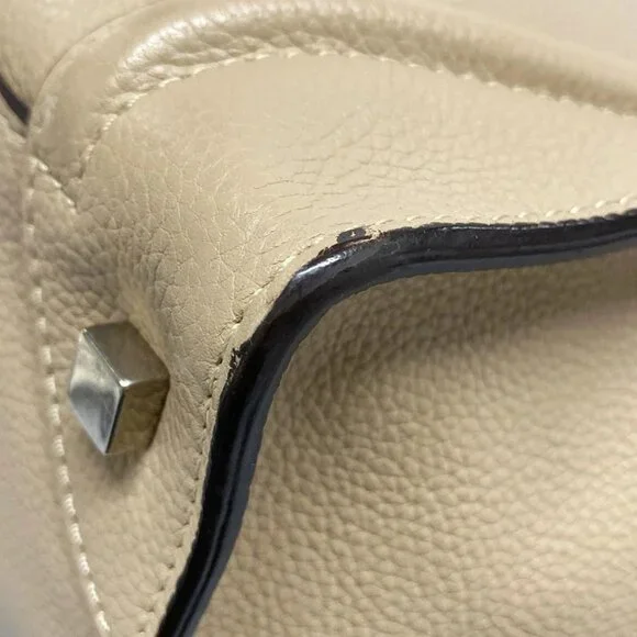 CELINE Luggage Mini Shopper 165213LUG.03UN Beige Drummed calfskin Handbag - Picture 7 of 16